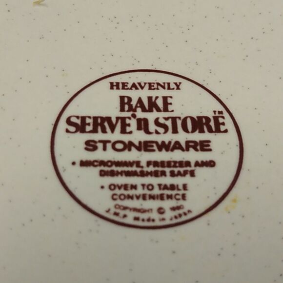 Heavenly Bake Serve 'n Store Cookware Set with Decorative Floral Pattern - Picture 2 of 6